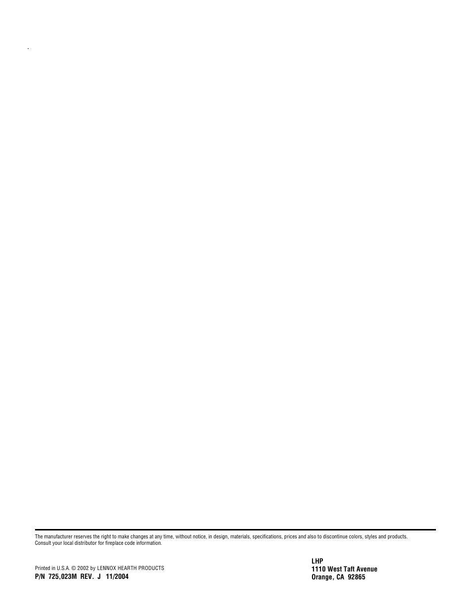 Superior NMC004-TD User Manual | Page 20 / 20