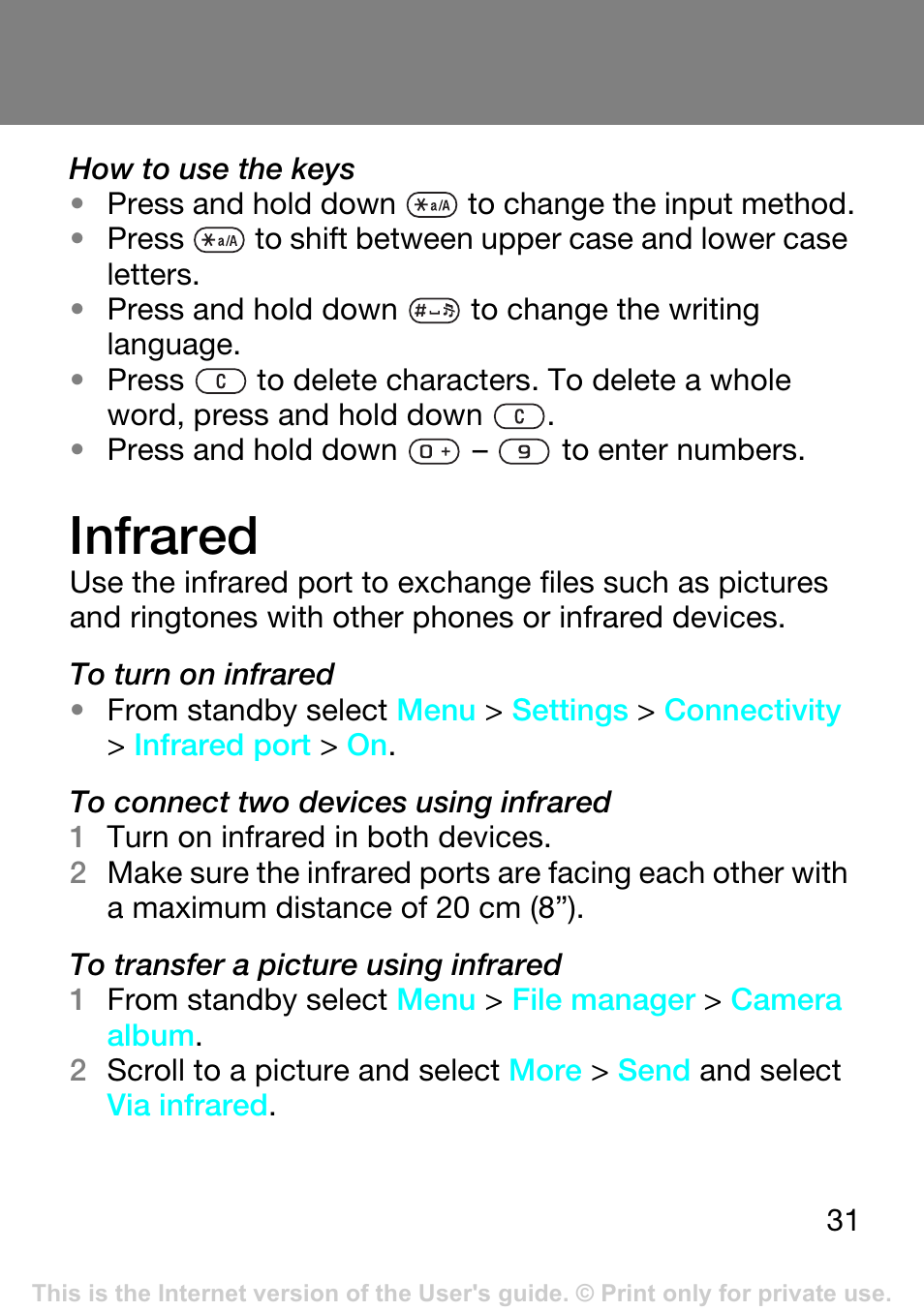 Infrared | Superior Z250A User Manual | Page 31 / 42