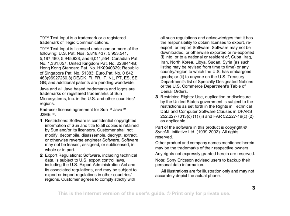 Superior W550C User Manual | Page 3 / 94