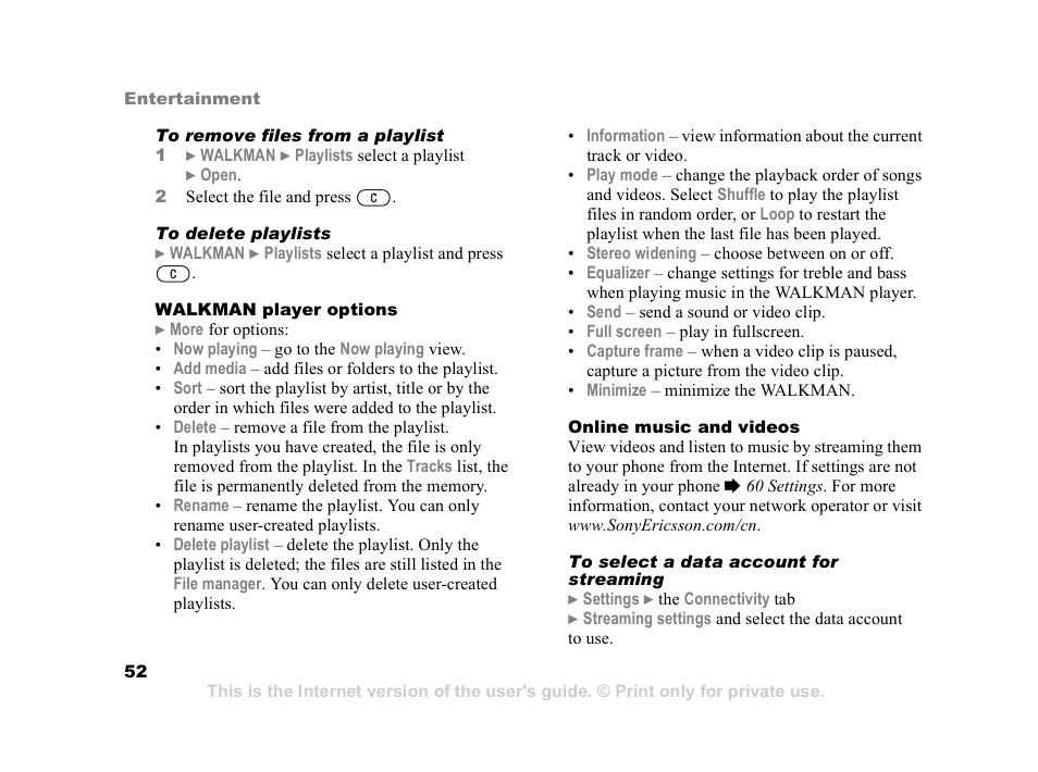 Superior W550C User Manual | Page 52 / 94