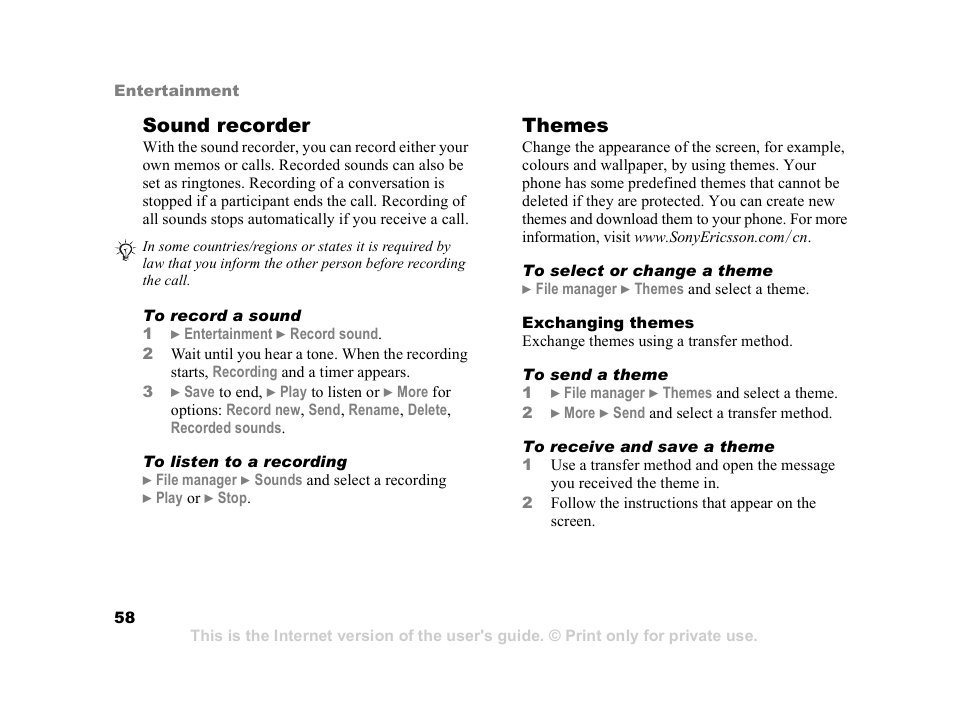 Superior W550C User Manual | Page 58 / 94
