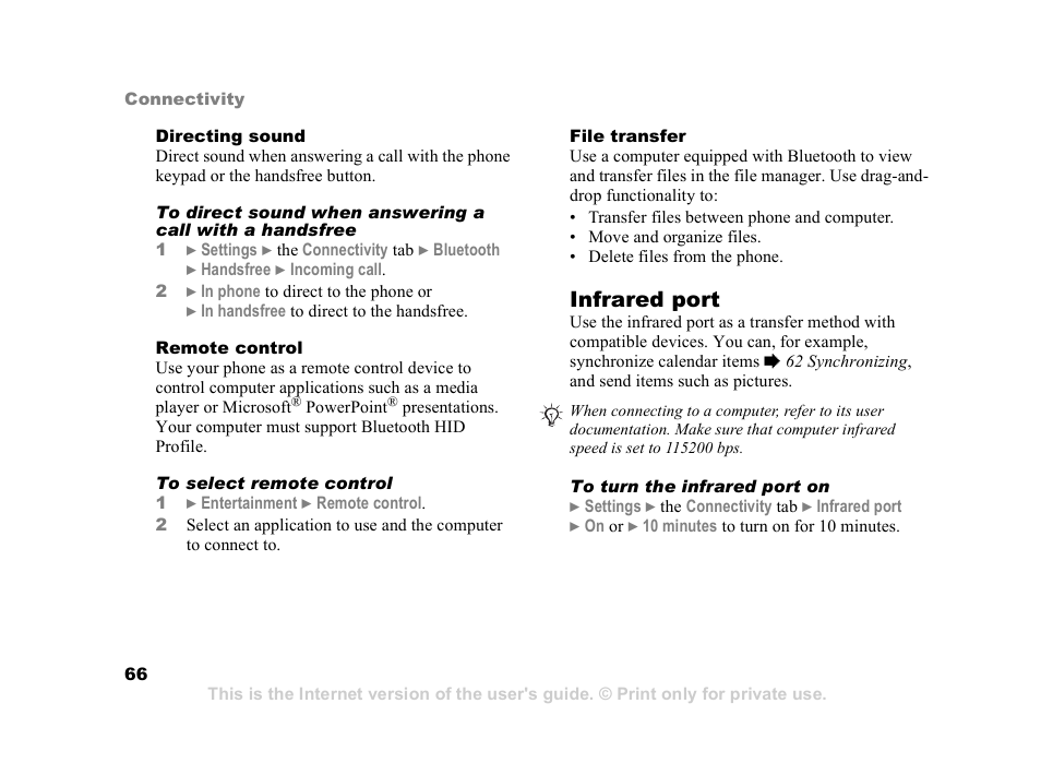 Superior W550C User Manual | Page 66 / 94