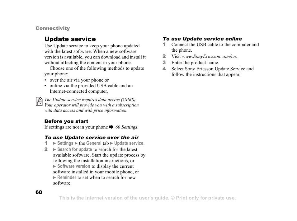 Superior W550C User Manual | Page 68 / 94