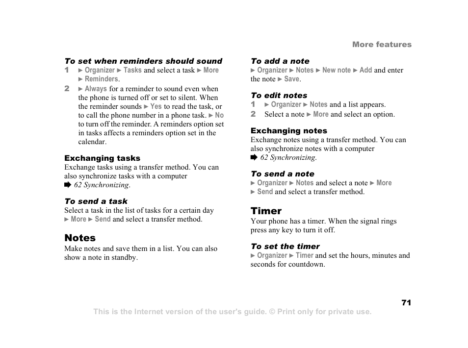 Superior W550C User Manual | Page 71 / 94