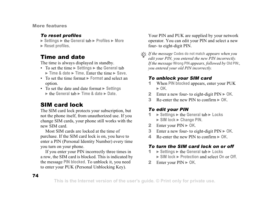 Superior W550C User Manual | Page 74 / 94