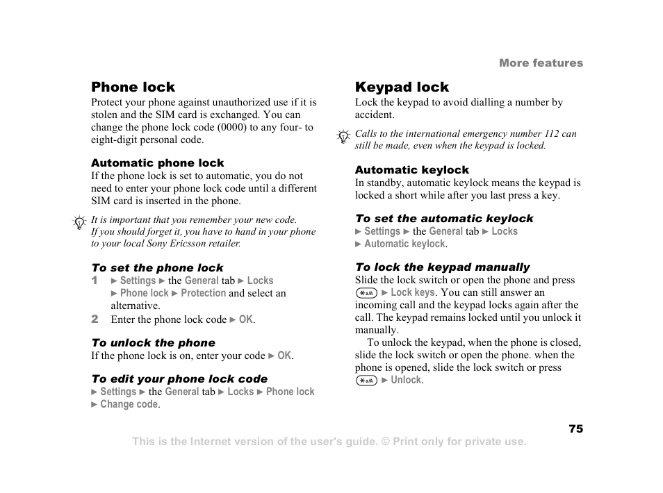 Superior W550C User Manual | Page 75 / 94