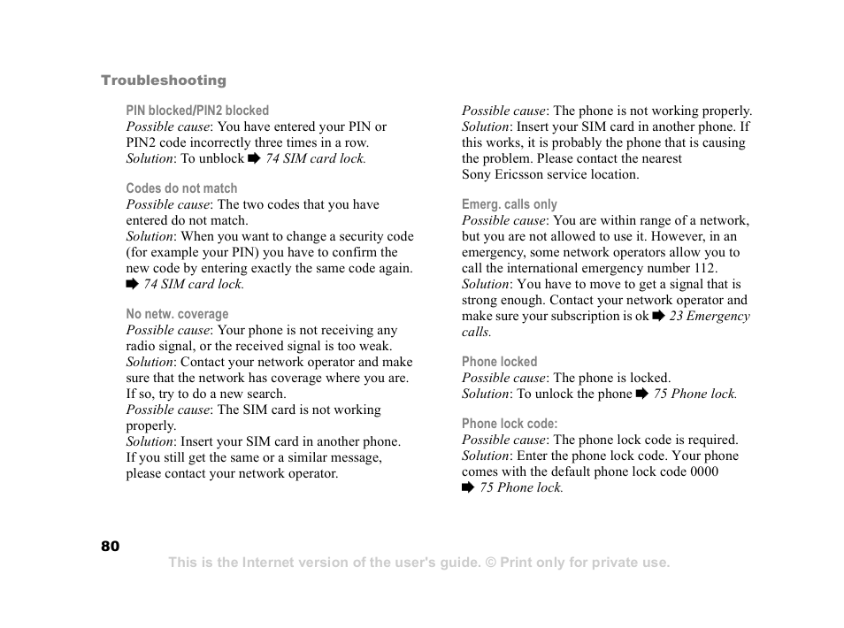 Superior W550C User Manual | Page 80 / 94