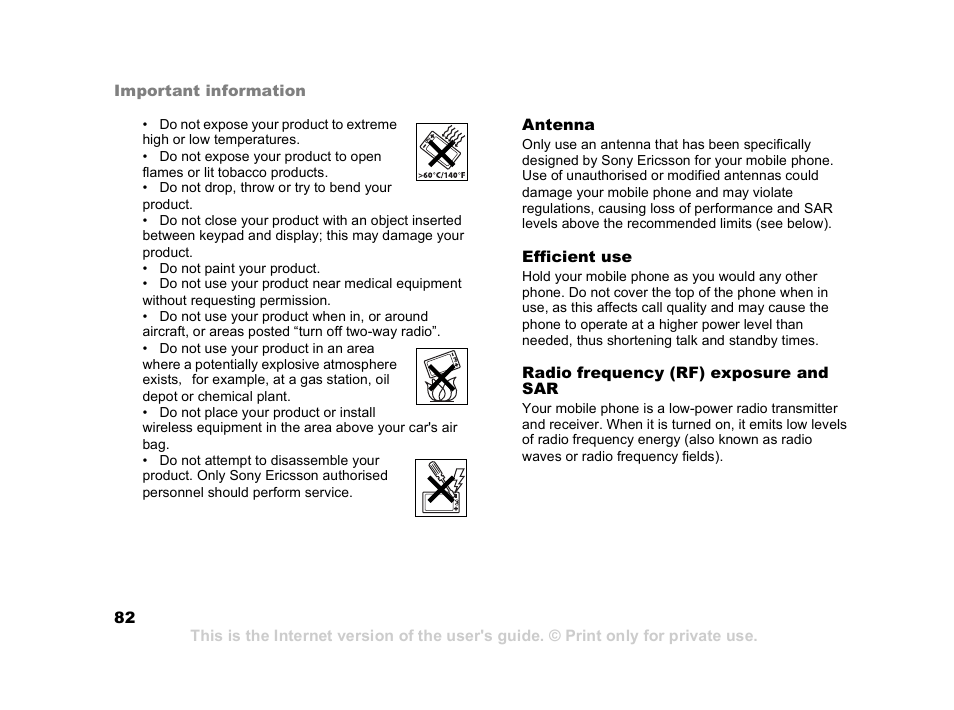 Superior W550C User Manual | Page 82 / 94