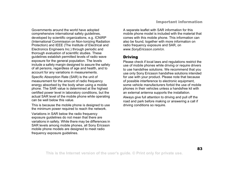 Superior W550C User Manual | Page 83 / 94