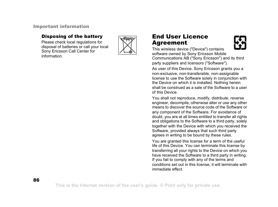 Superior W550C User Manual | Page 86 / 94