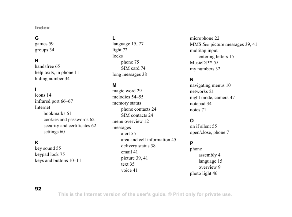 Superior W550C User Manual | Page 92 / 94