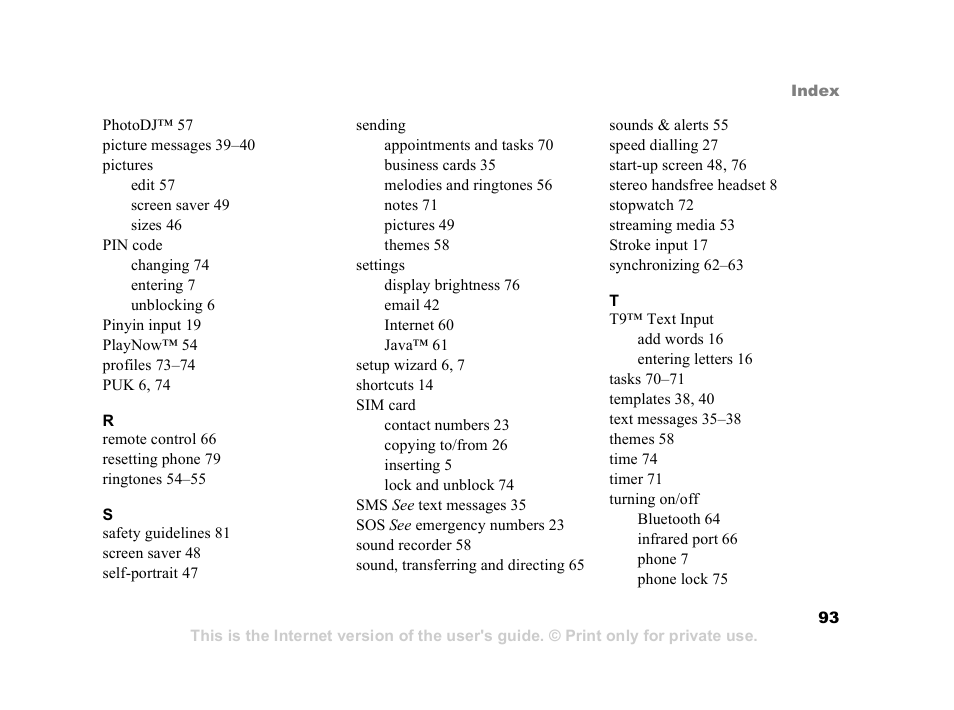 Superior W550C User Manual | Page 93 / 94