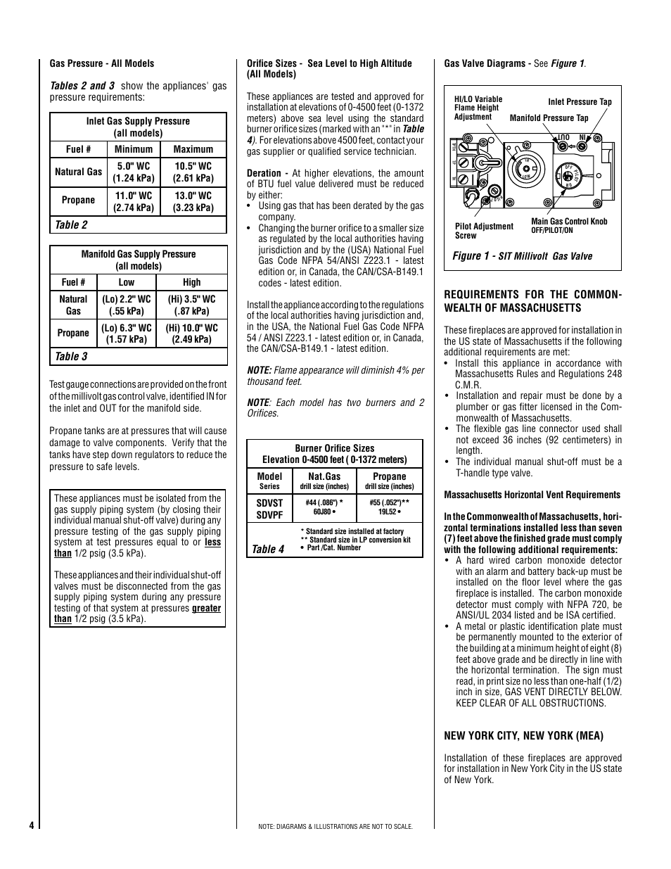 Superior MILLIVOLT SDVST-N-B User Manual | Page 4 / 40