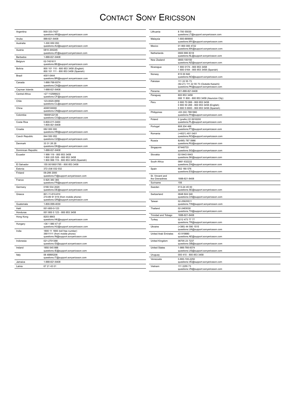Ontact, Ricsson | Superior MD300 User Manual | Page 3 / 3