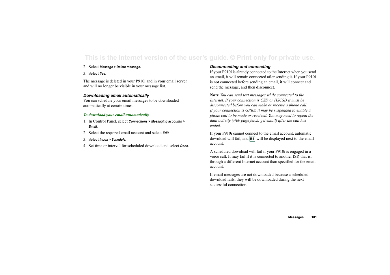 Superior P910I User Manual | Page 101 / 211
