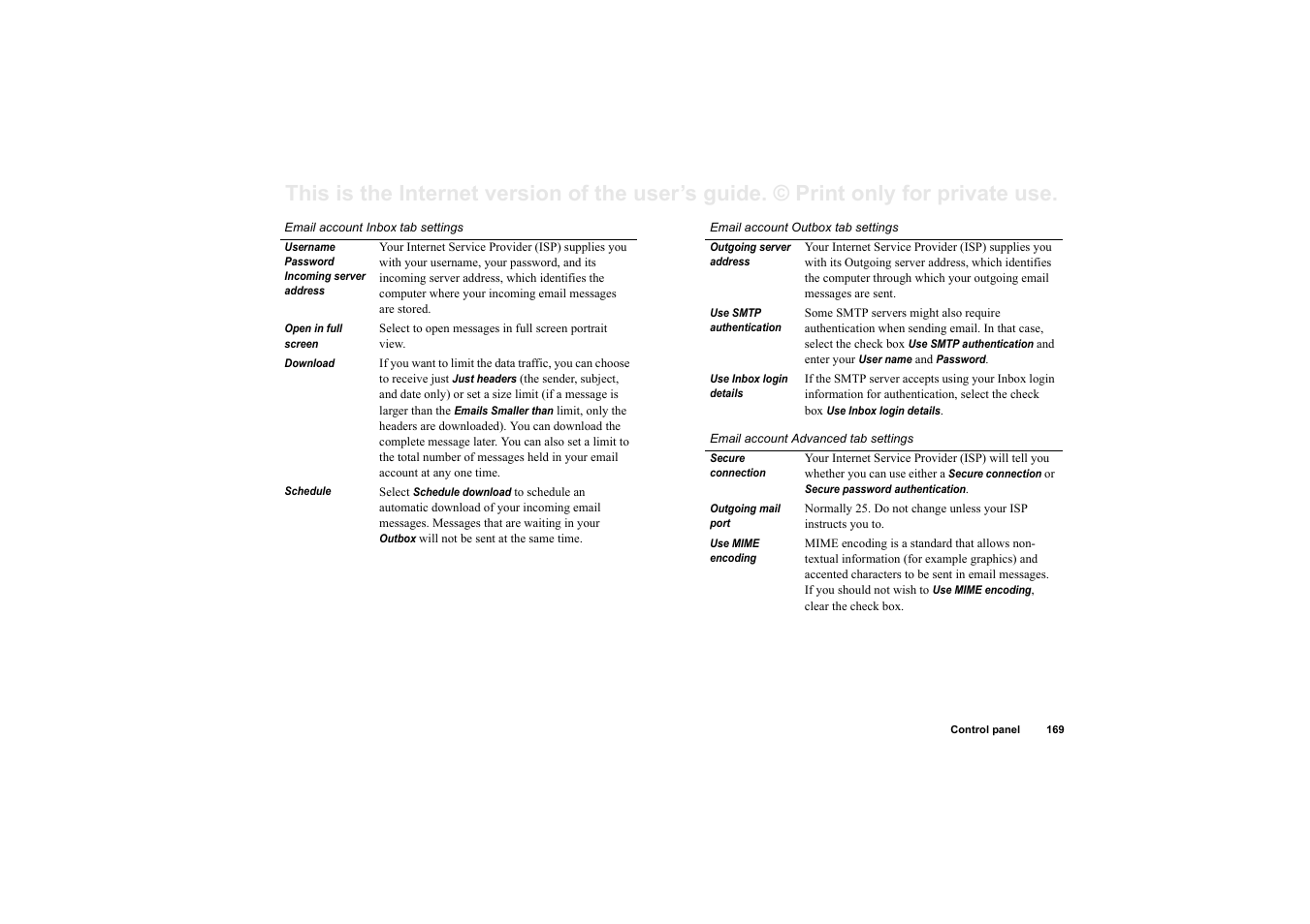 Superior P910I User Manual | Page 169 / 211