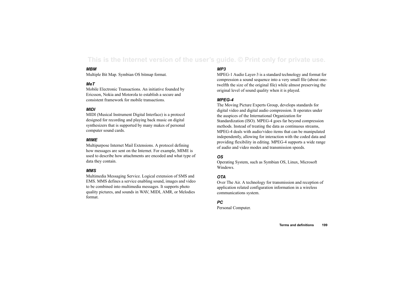 Superior P910I User Manual | Page 199 / 211