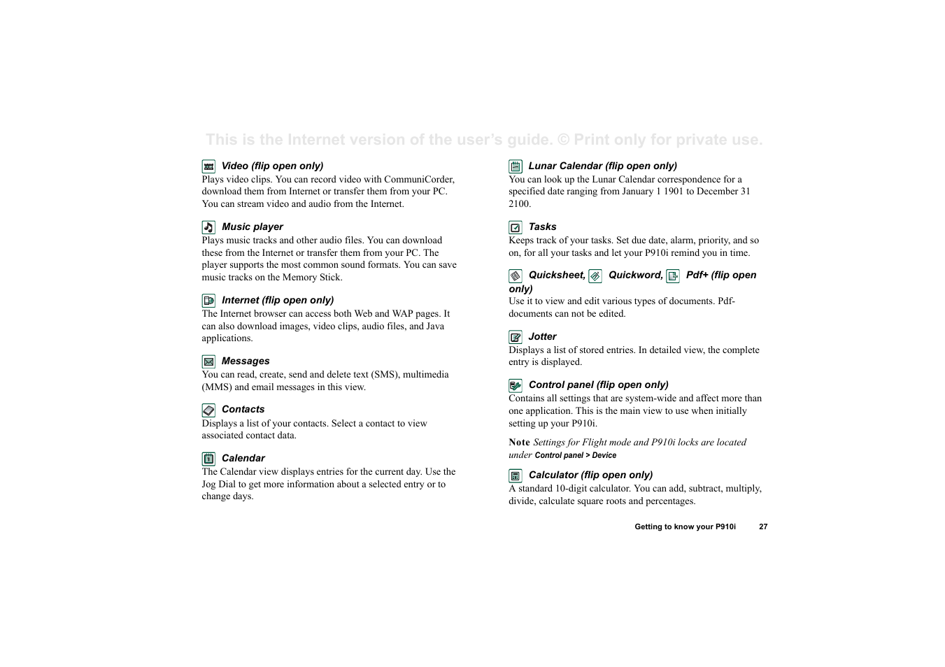 Superior P910I User Manual | Page 27 / 211