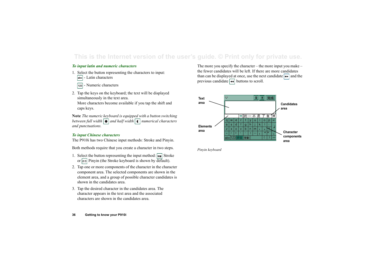 Superior P910I User Manual | Page 36 / 211