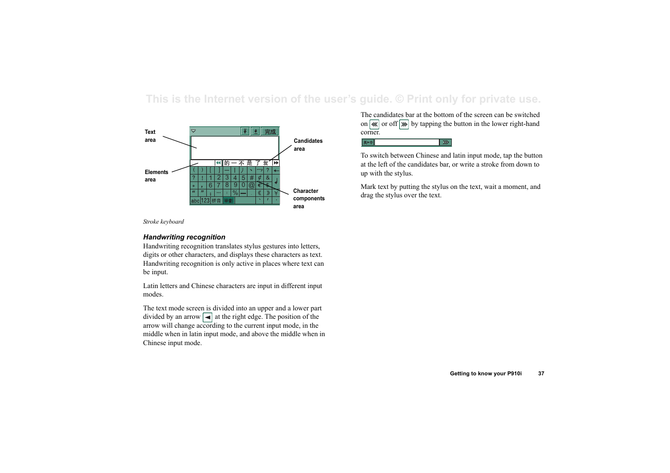 Superior P910I User Manual | Page 37 / 211