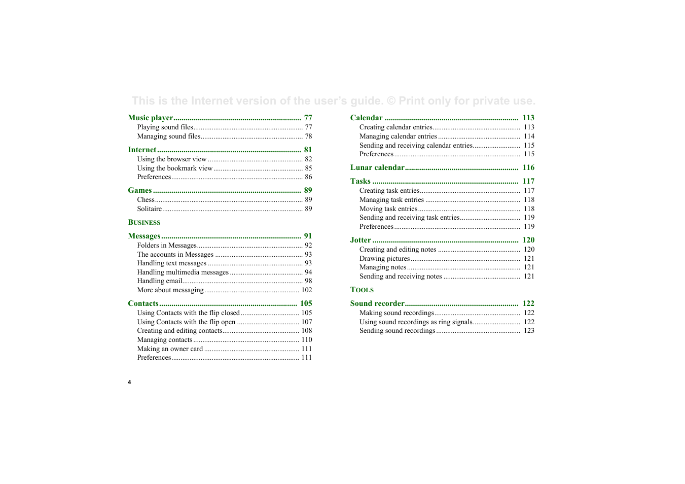 Superior P910I User Manual | Page 4 / 211