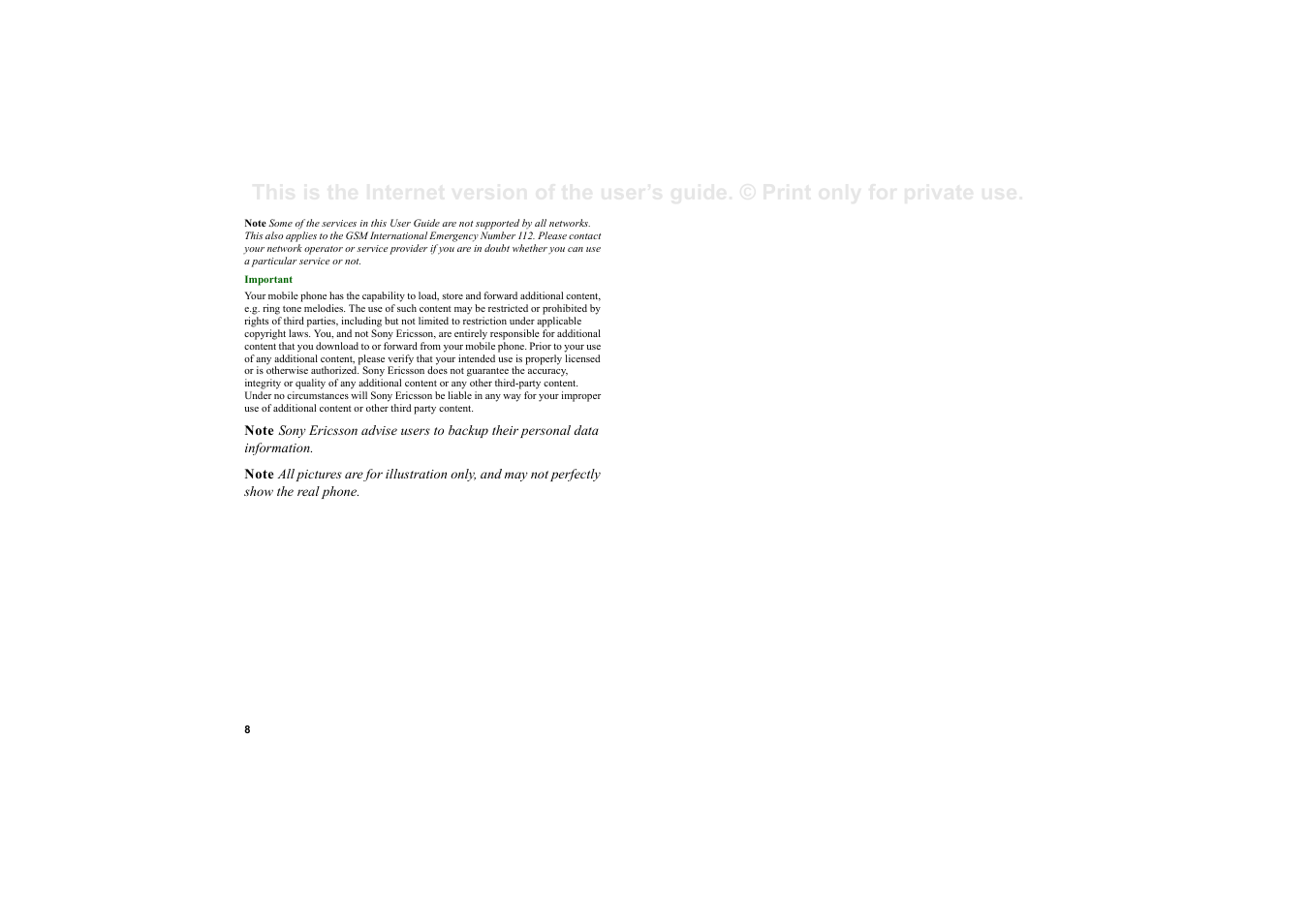 Superior P910I User Manual | Page 8 / 211