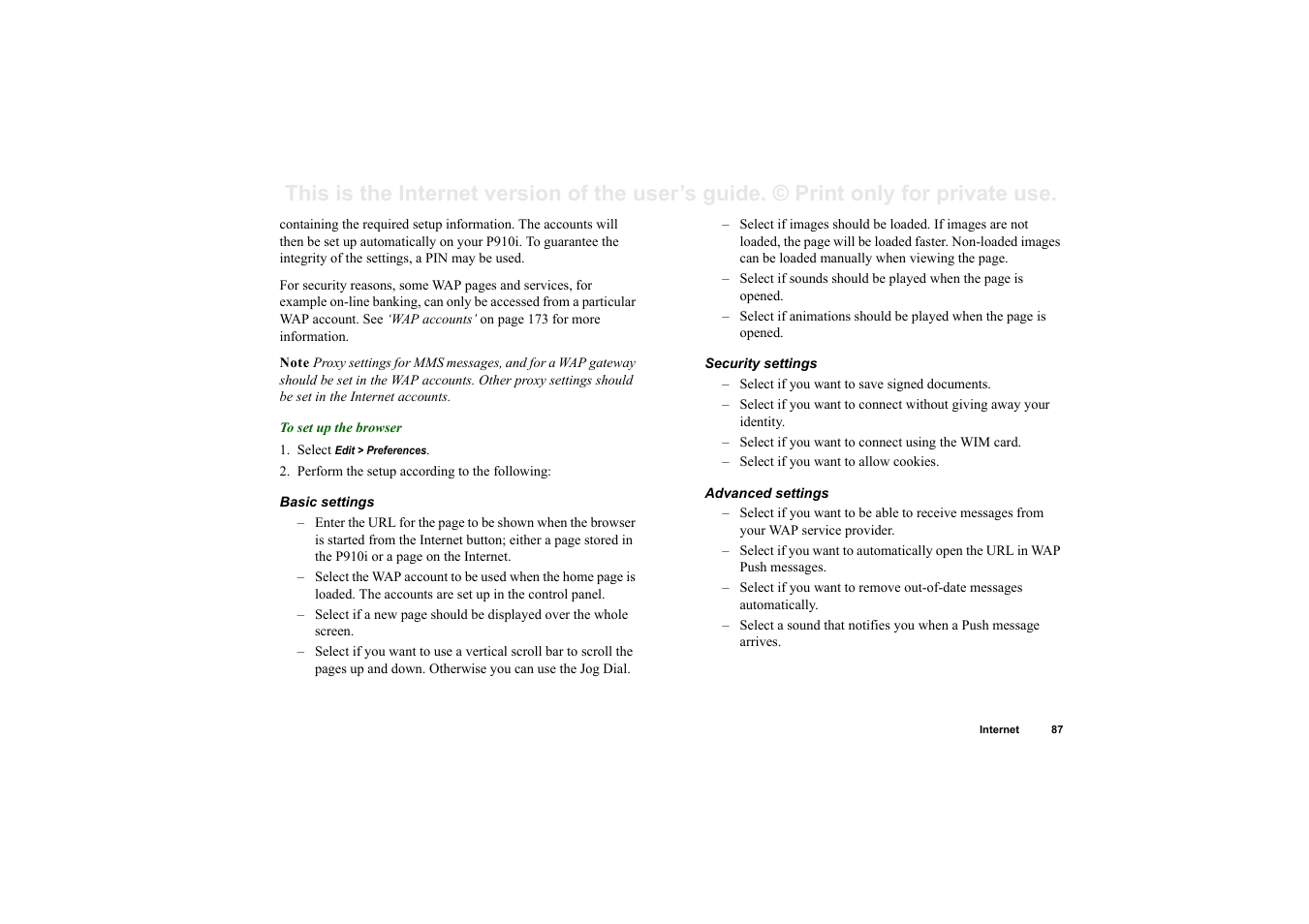 Superior P910I User Manual | Page 87 / 211