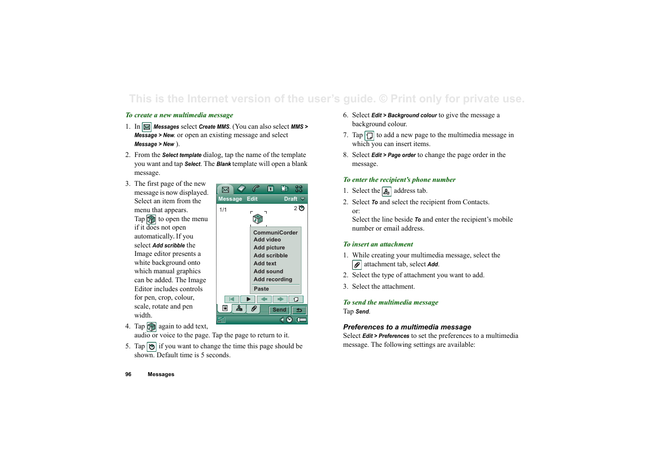 Superior P910I User Manual | Page 96 / 211