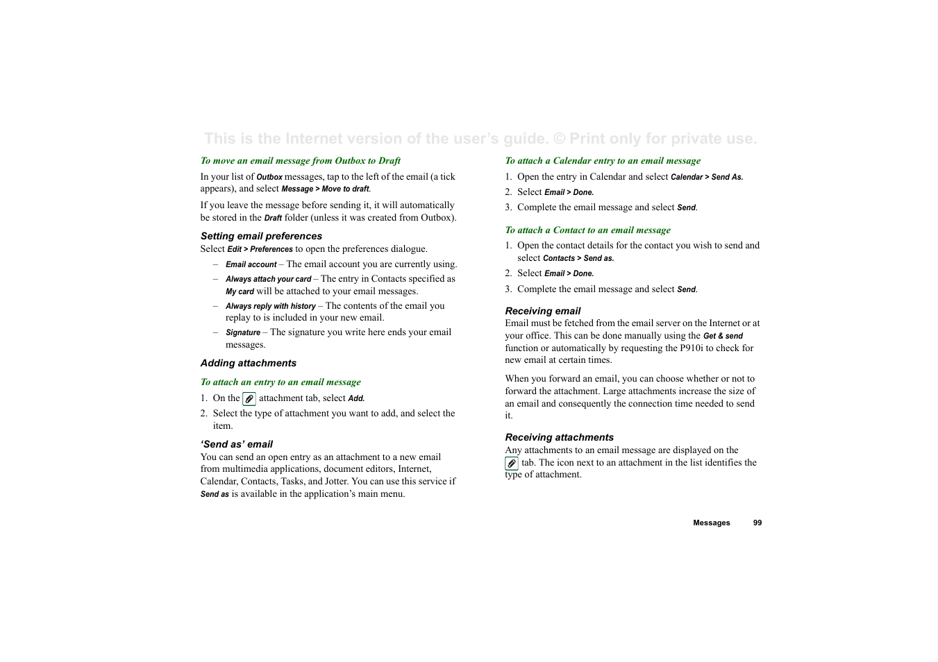 Superior P910I User Manual | Page 99 / 211