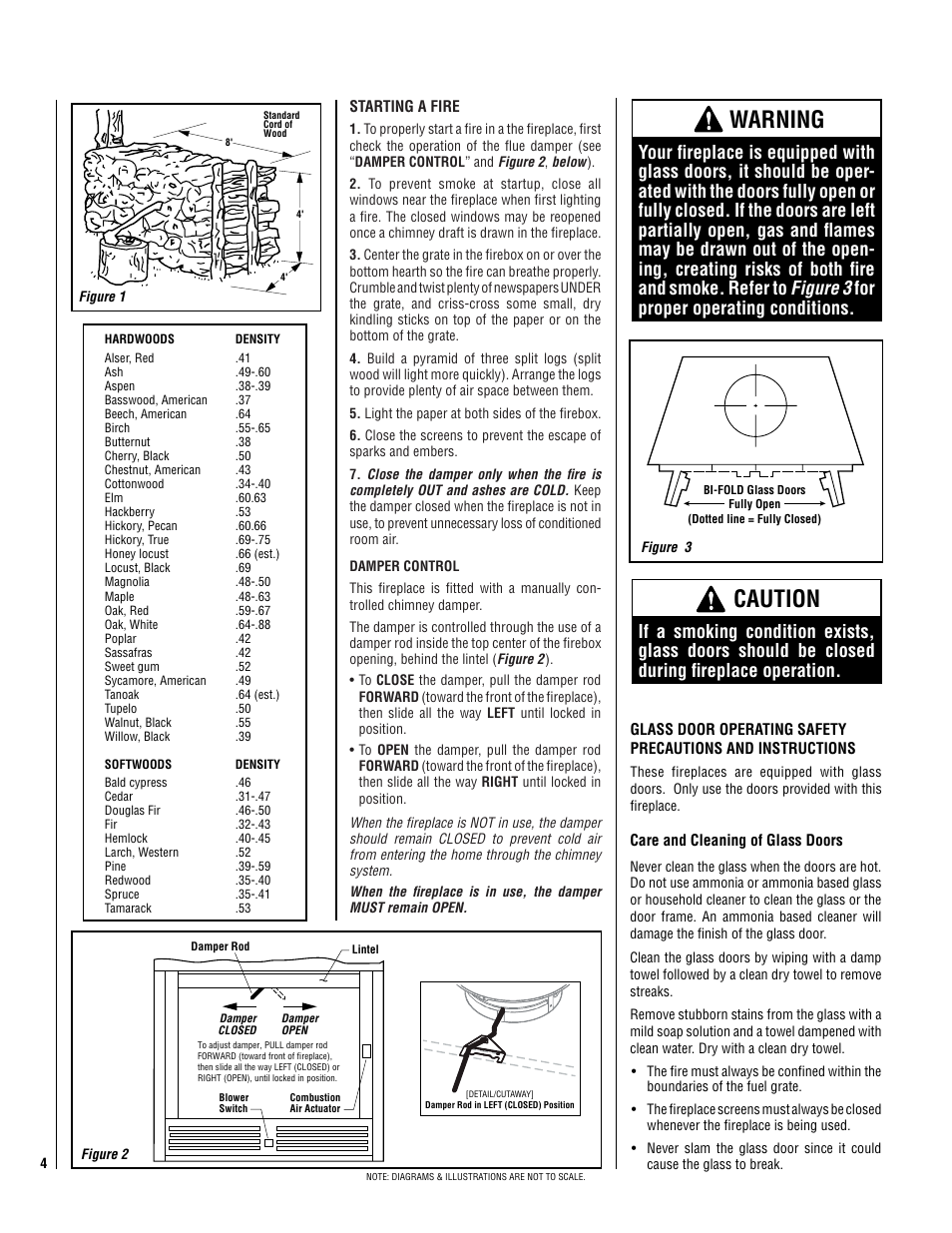 Warning, Caution | Superior BC36MH User Manual | Page 4 / 8