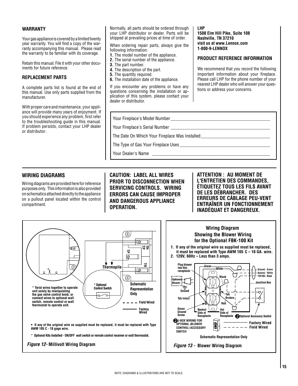 Wiring diagrams | Superior SDVST-N-B User Manual | Page 15 / 24