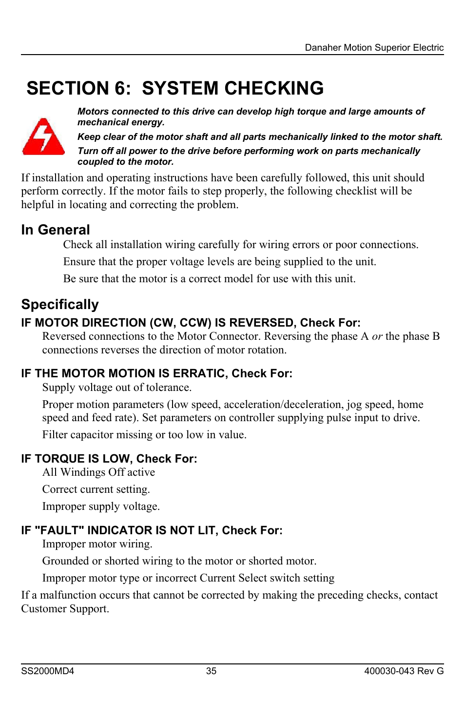 Specifically | Superior SLO-SYN SS2000MD4 User Manual | Page 35 / 36