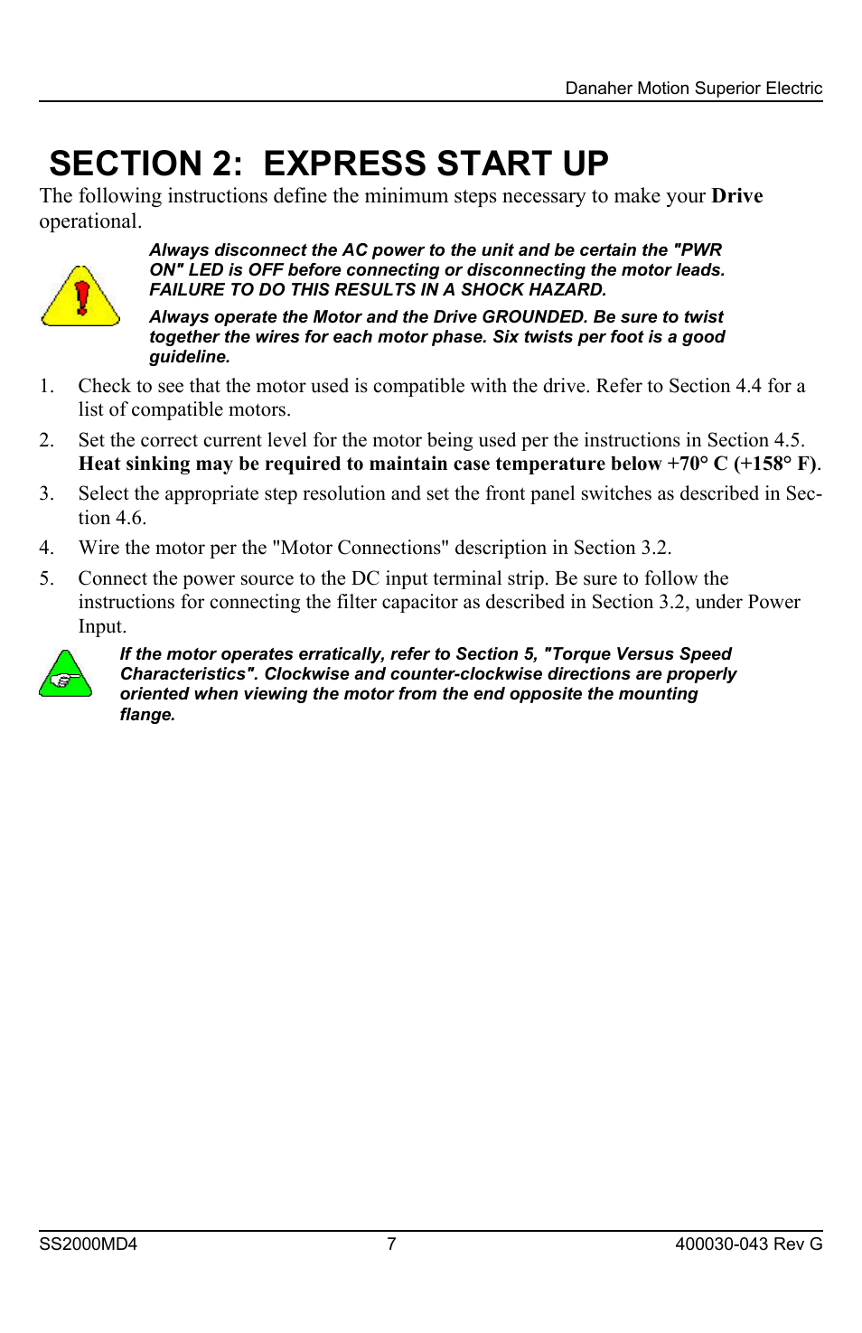 Superior SLO-SYN SS2000MD4 User Manual | Page 7 / 36