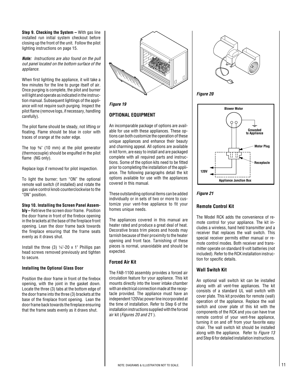 Superior Standard Series Unvented Decorative Gas Fireplaces VFPF-CMN-2 User Manual | Page 11 / 24