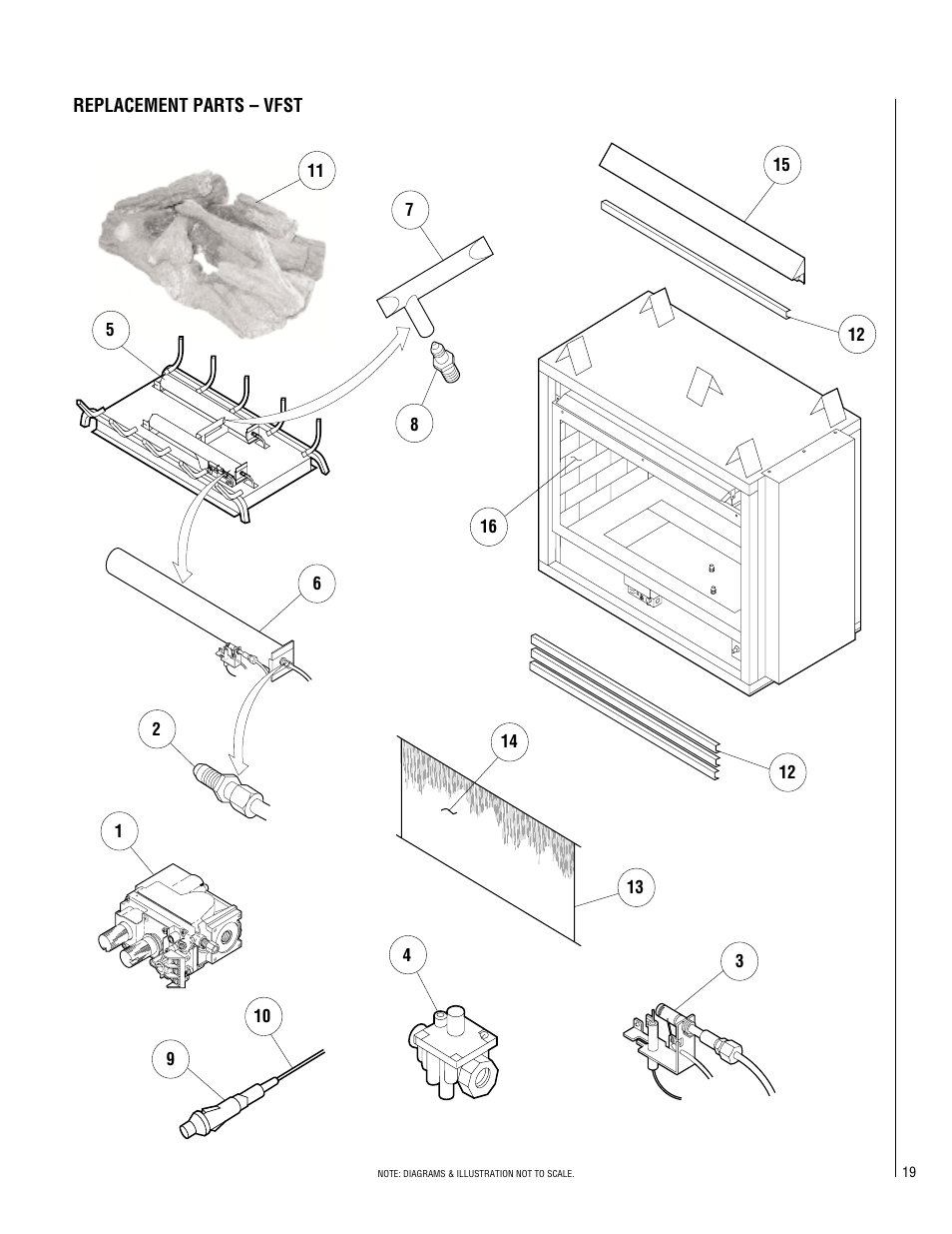 Superior Standard Series Unvented Decorative Gas Fireplaces VFPF-CMN-2 User Manual | Page 19 / 24