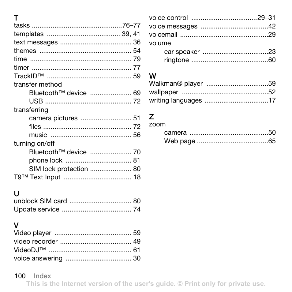 Superior W880I User Manual | Page 100 / 100