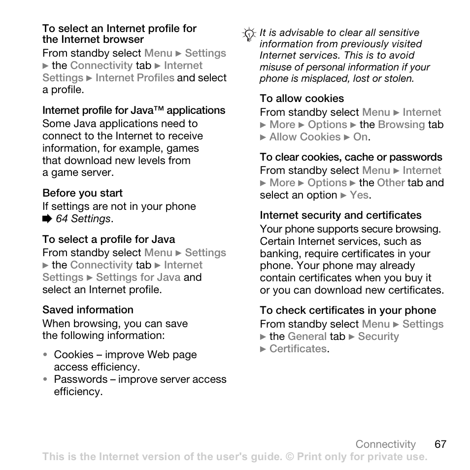 Superior W880I User Manual | Page 67 / 100