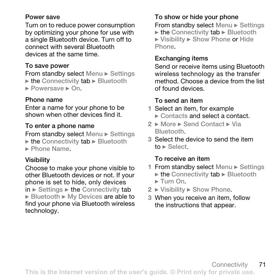 Superior W880I User Manual | Page 71 / 100