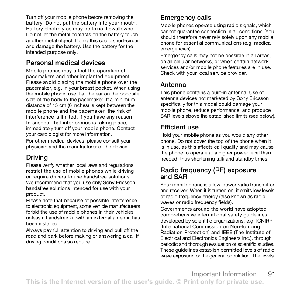 Superior W880I User Manual | Page 91 / 100