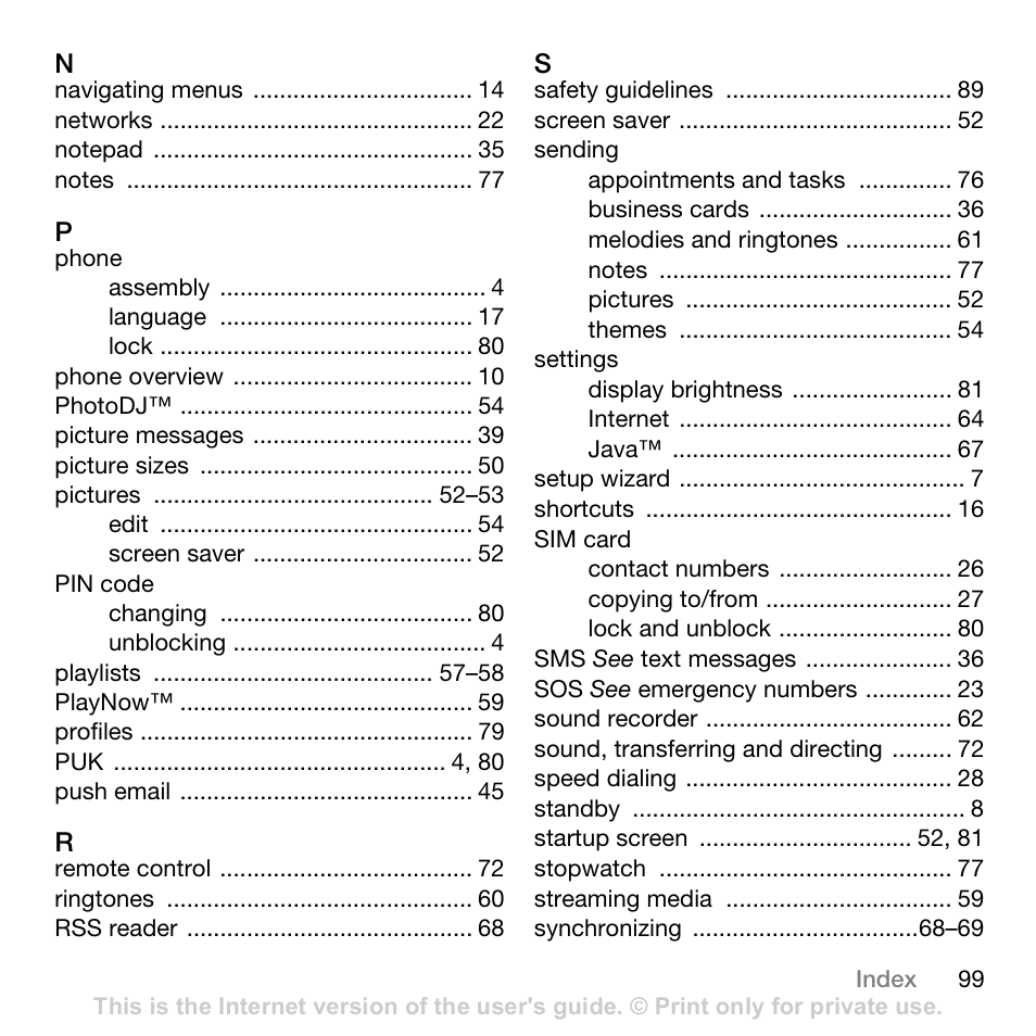 Superior W880I User Manual | Page 99 / 100