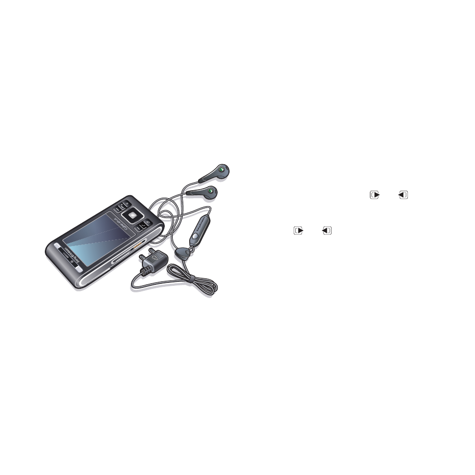 Music, Stereo portable handsfree, Music player | Stereo portable handsfree music player | Superior CYBER-SHOT C905 User Manual | Page 47 / 86