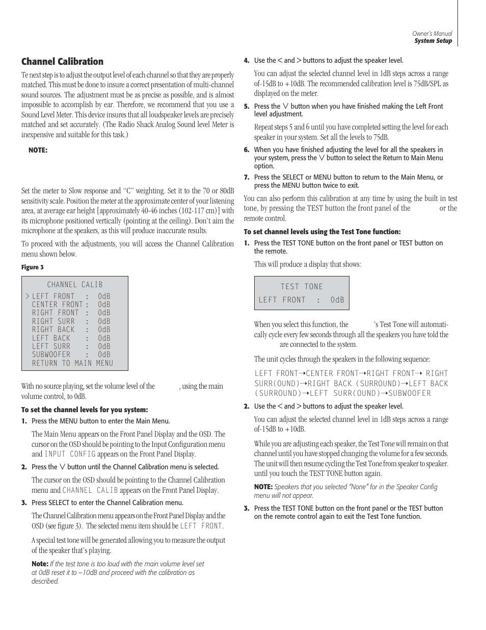 27 channel calibrat, Channel calibration | Sherbourn Technologies PT-7000 User Manual | Page 27 / 48