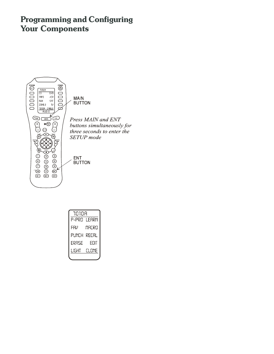 Programming and configuring your components | Sherbourn Technologies PT-7010A User Manual | Page 31 / 62