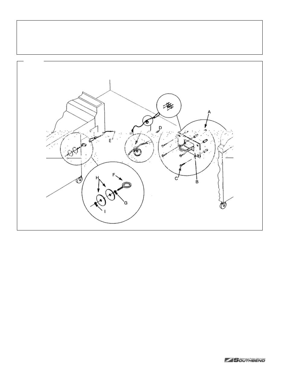 Notice, Installation of cable restraint | Southbend P24C-CC User Manual | Page 28 / 80