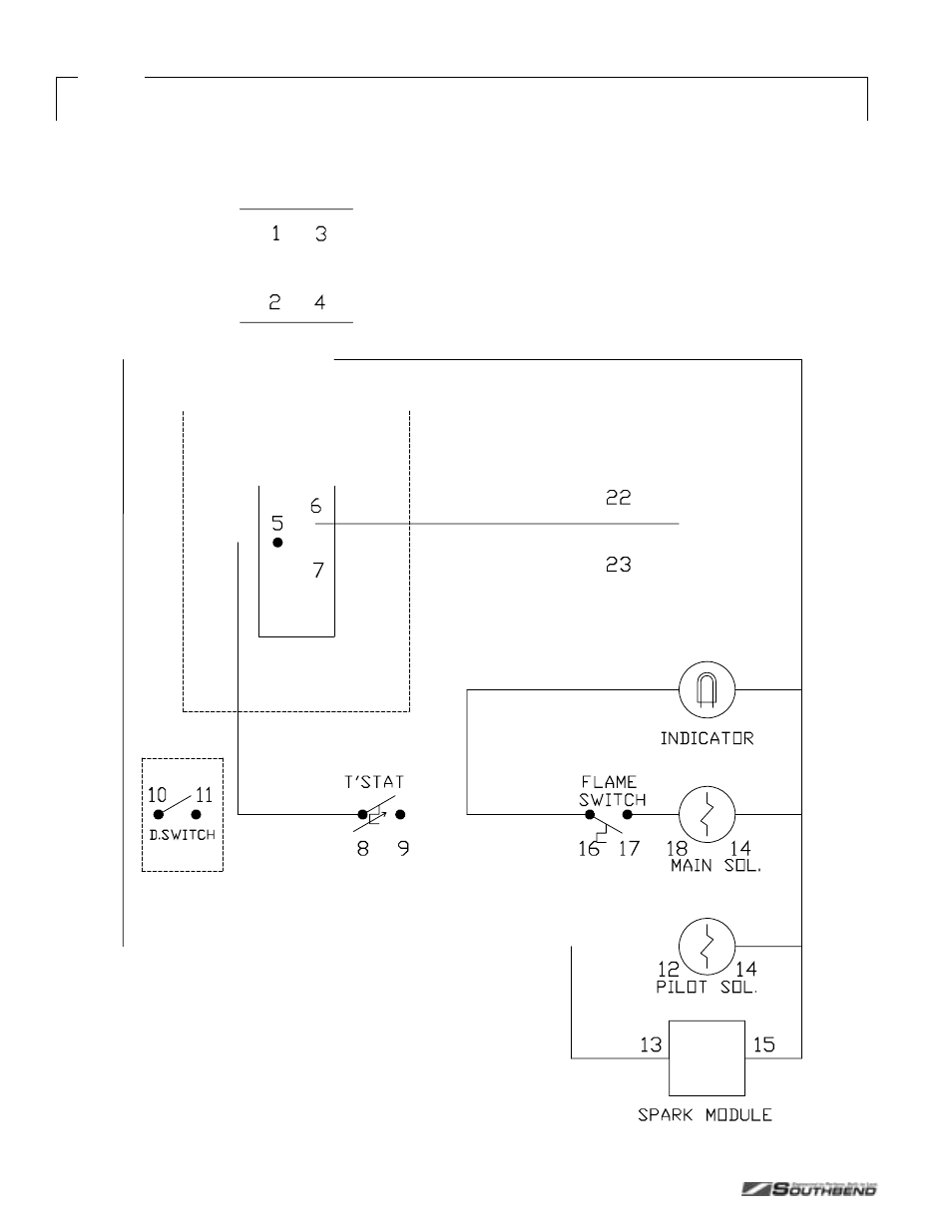 Wiring diagram for 120 volt oven bases | Southbend P24C-CC User Manual | Page 44 / 80