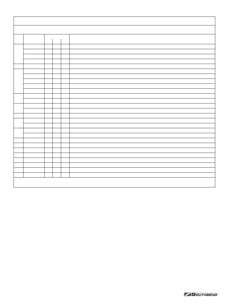 33k-open-burner external and structural parts | Southbend P24C-CC User Manual | Page 46 / 80