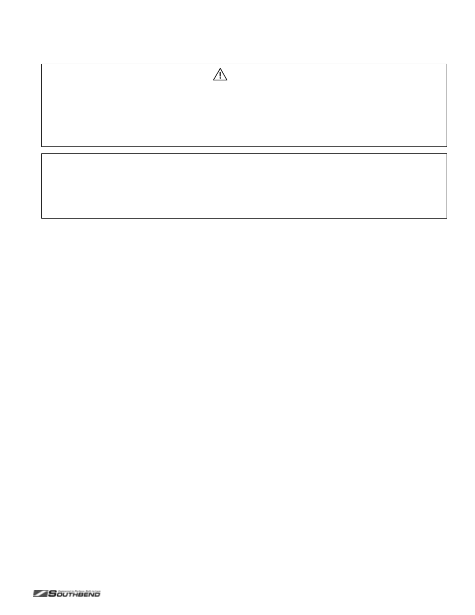 Warning, Notice | Southbend P24C-CC User Manual | Page 5 / 80