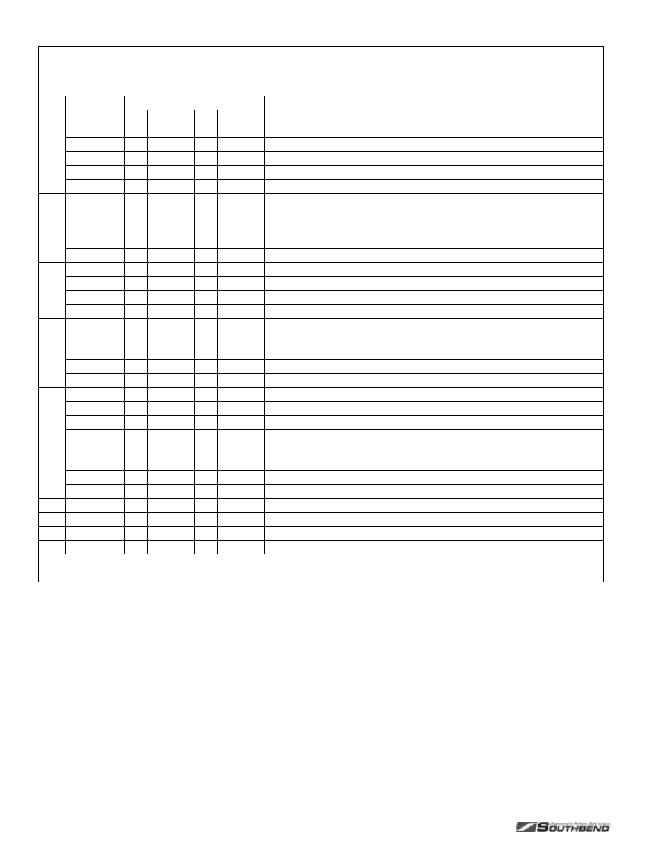 Cabinet-base parts | Southbend P24C-CC User Manual | Page 72 / 80