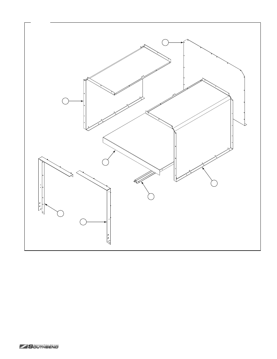 Cabinet-base parts | Southbend P24C-CC User Manual | Page 73 / 80