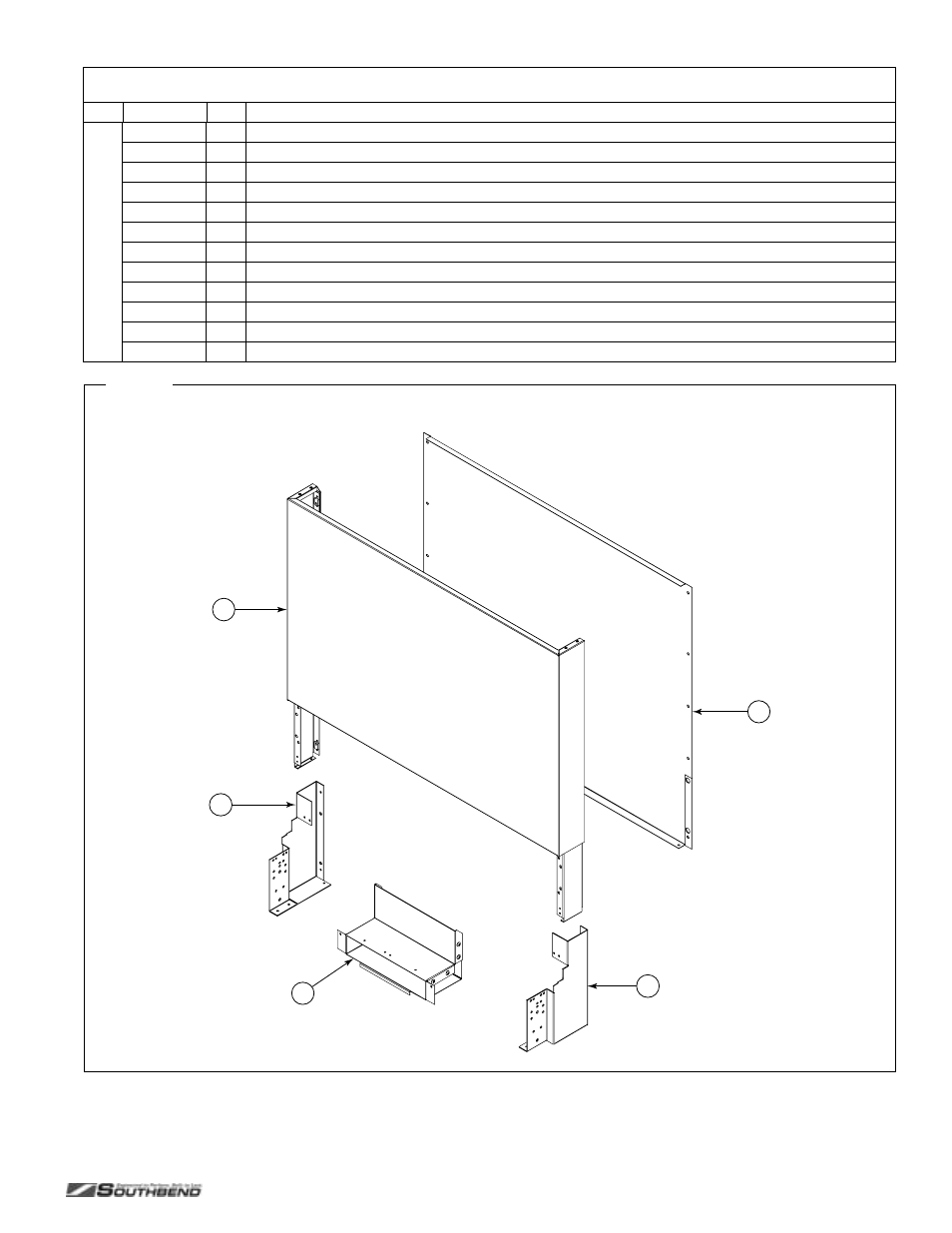 Flue riser parts (continued), Flue riser parts | Southbend P24C-CC User Manual | Page 75 / 80